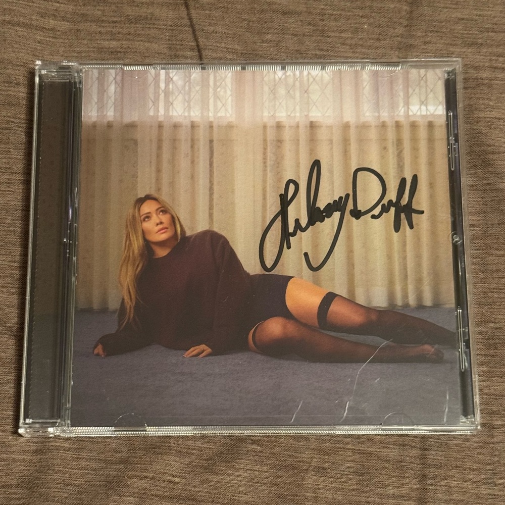 Hilary Duff Signed “Luck…or Something” CD